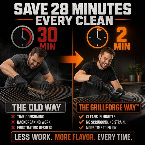 GrillForge BBQ Grill Master Cleaning Kit