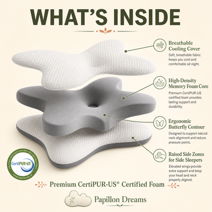 Papillon Dreams Pillow